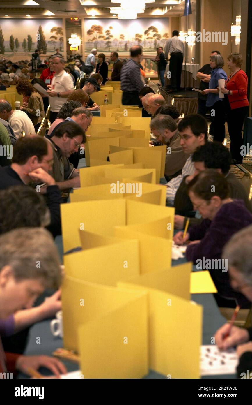 THE AMERICAN CROSSWORD PUZZLE TOURNAMENT WORDPLAY 2006 Stock Photo THE AMERICAN CROSSWORD PUZZLE TOURNAMENT WORDPLAY 2006 Stock Photo