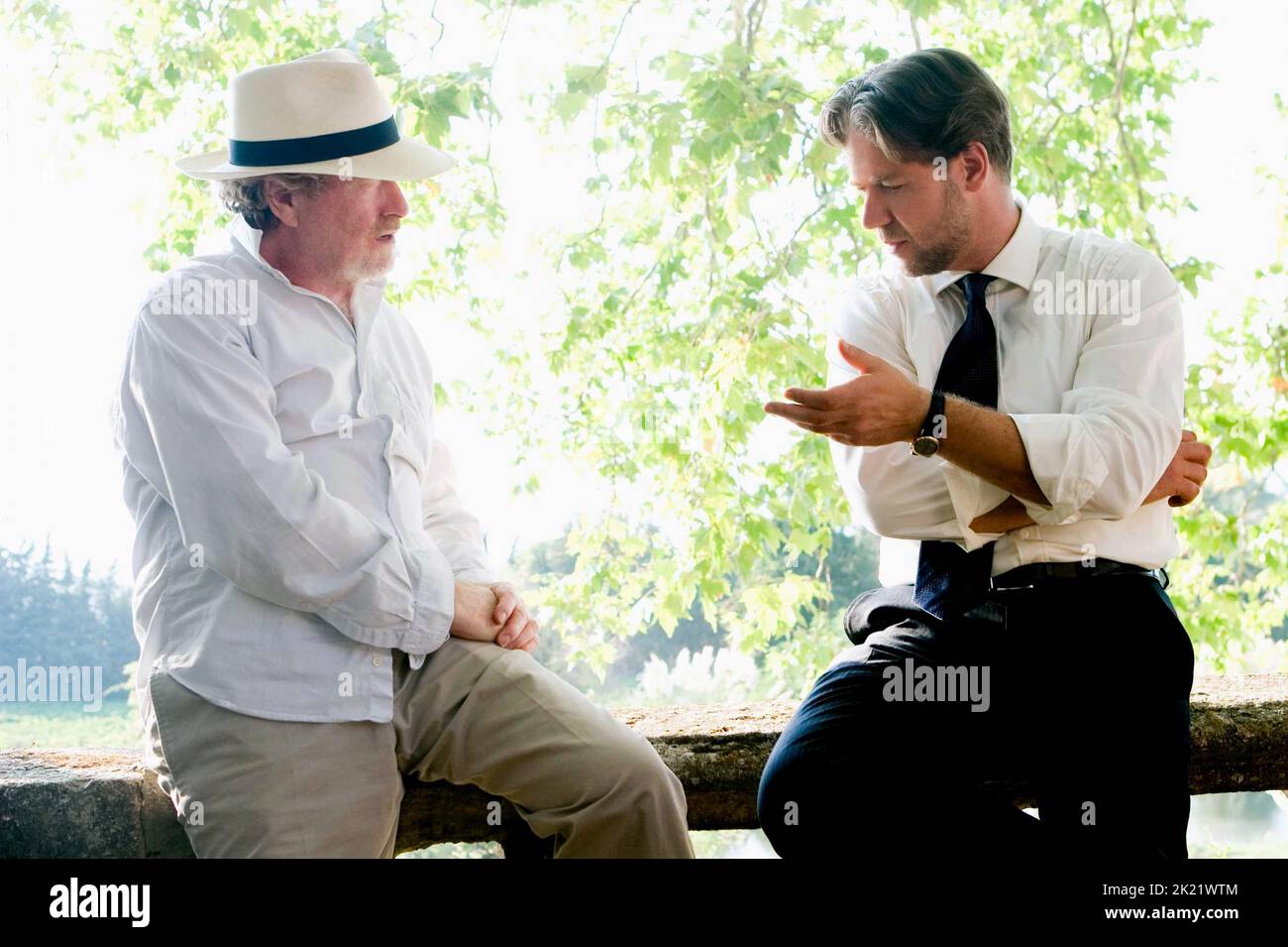 RIDLEY SCOTT, RUSSELL CROWE, A GOOD YEAR, 2006 Stock Photo
