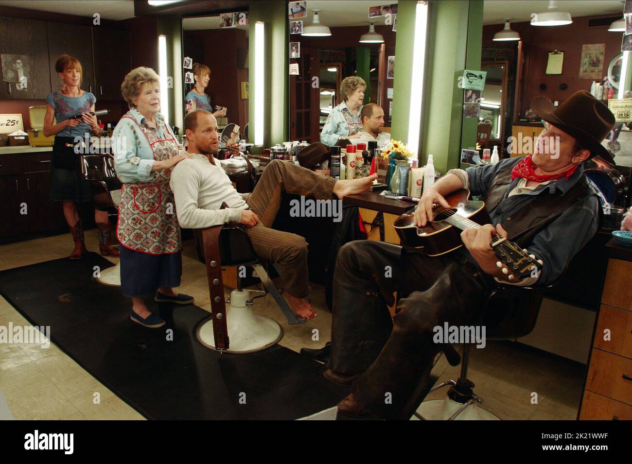 WOODY HARRELSON, JOHN C. REILLY, A PRAIRIE HOME COMPANION, 2006 Stock