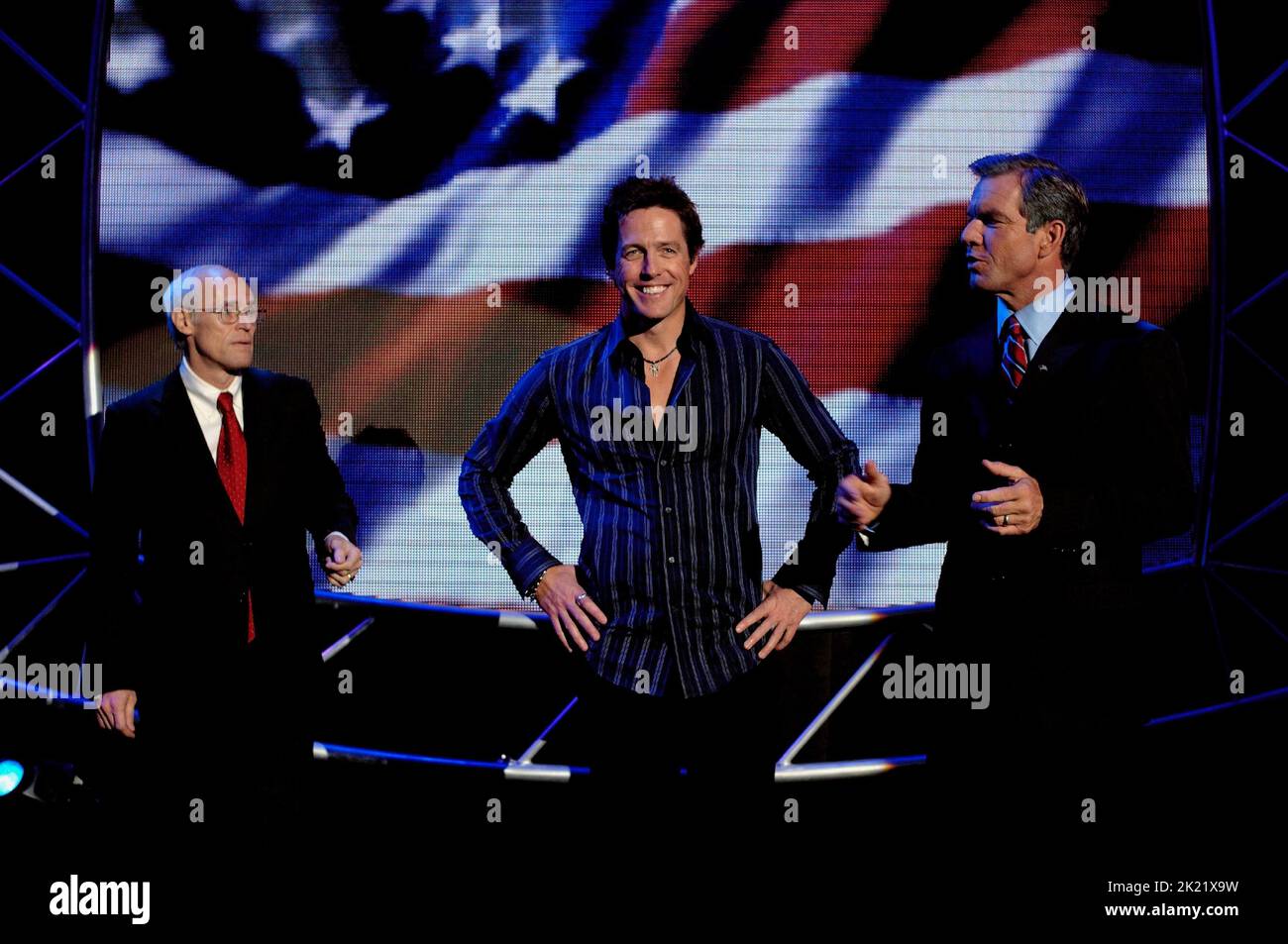 WILLEM DAFOE, HUGH GRANT, DENNIS QUAID, AMERICAN DREAMZ, 2006 Stock Photo