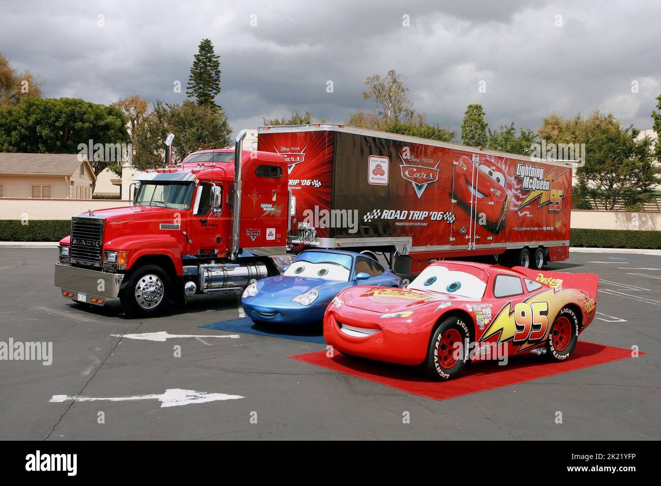 THE REAL SALLY CARRERA, LIGHTNING MCQUEEN, CARS, 2006 Stock Photo