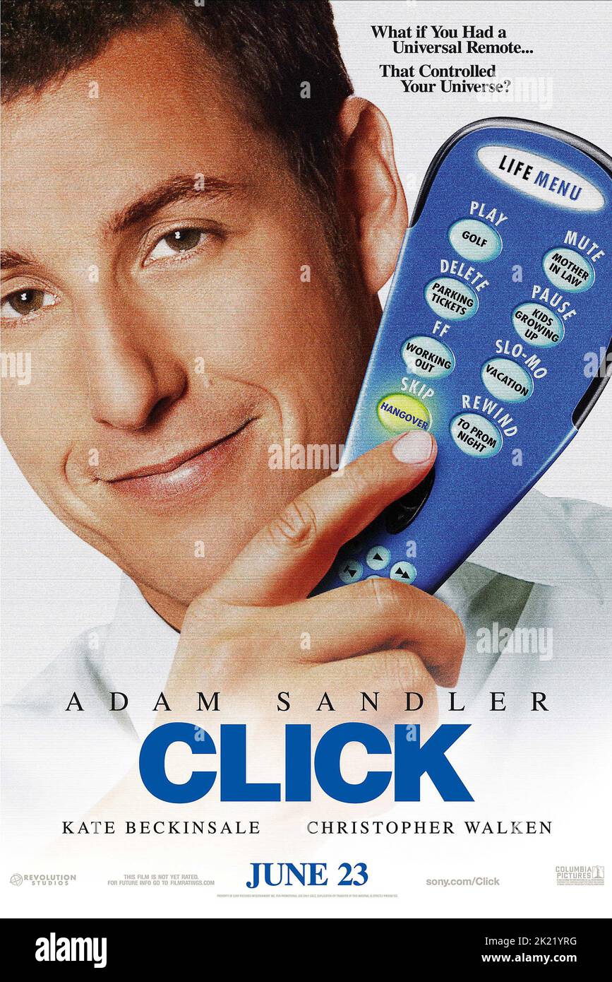 ADAM SANDLER POSTER, CLICK, 2006 Stock Photo Alamy
