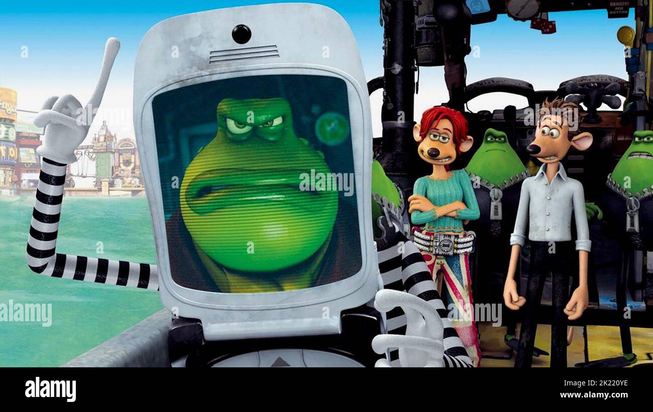 TOAD, RITA, RODDY, FLUSHED AWAY, 2006 Stock Photo - Alamy