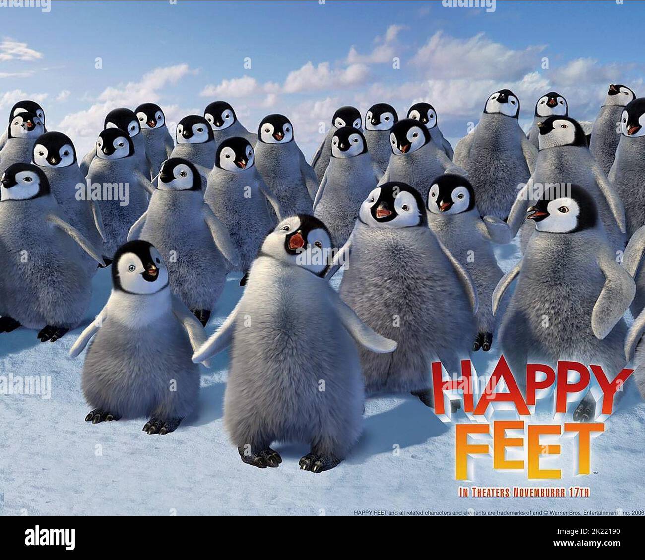 MUMBLE THE PENGUIN POSTER HAPPY FEET 2006 Stock Photo Alamy