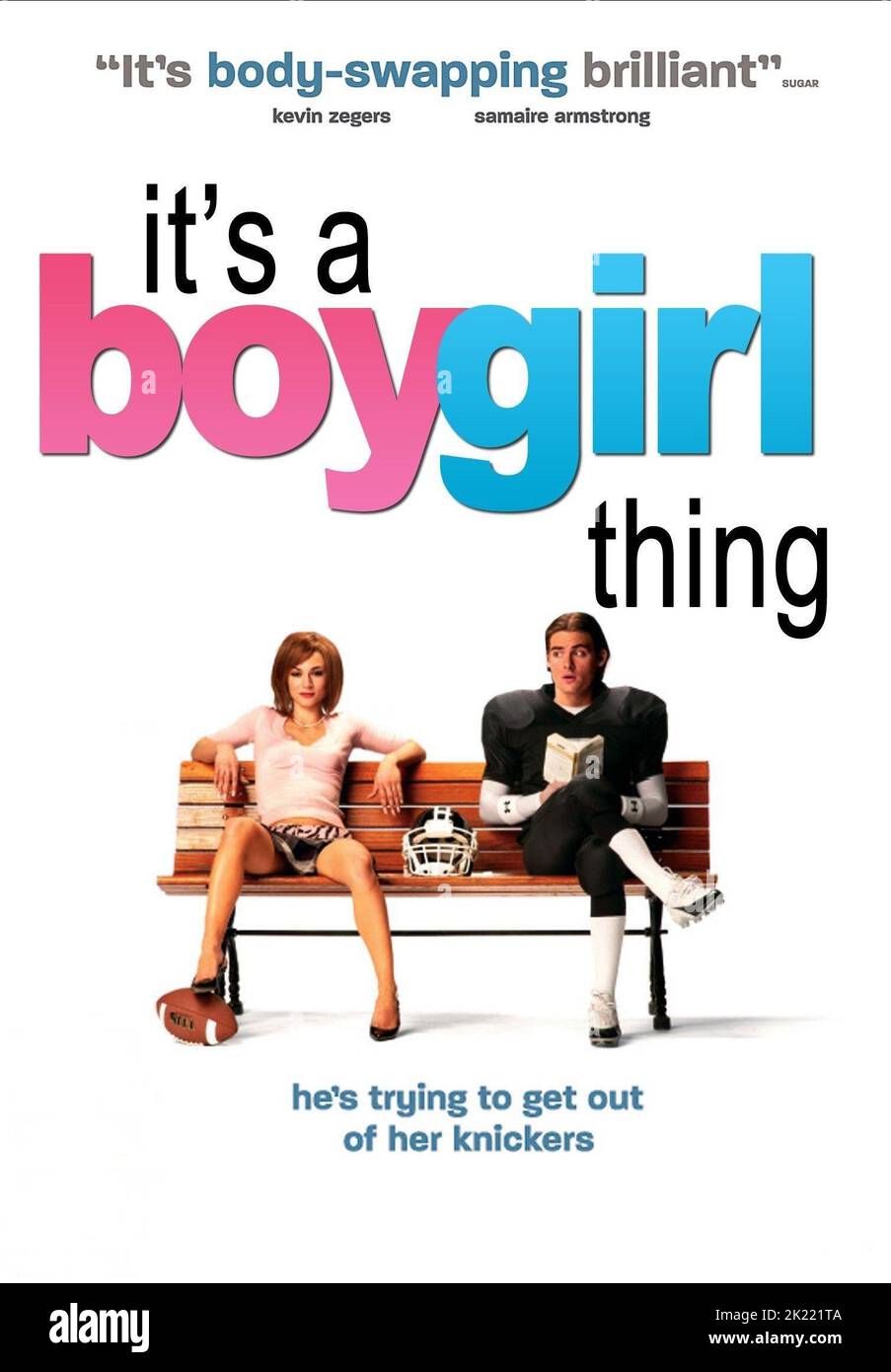 SAMAIRE ARMSTRONG, KEVIN ZEGERS POSTER, IT'S A BOY GIRL THING, 2006 Stock Photo