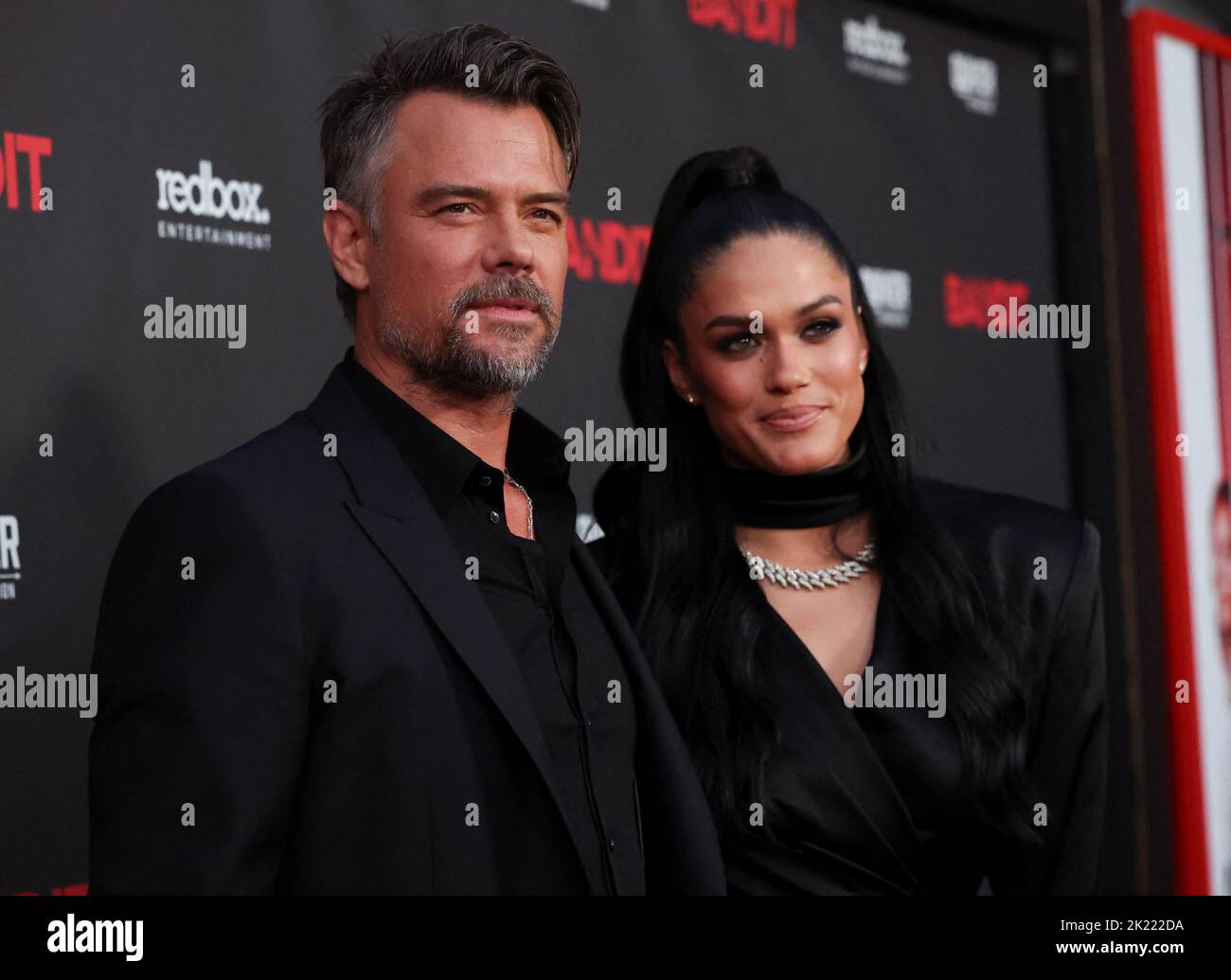 Cast member Josh Duhamel and his wife Audra Mari attend a premiere for the film 'Bandit' in Los Angeles, California, U.S. September 21, 2022.  REUTERS/Mario Anzuoni REFILE-CORRECTING ID Stock Photo