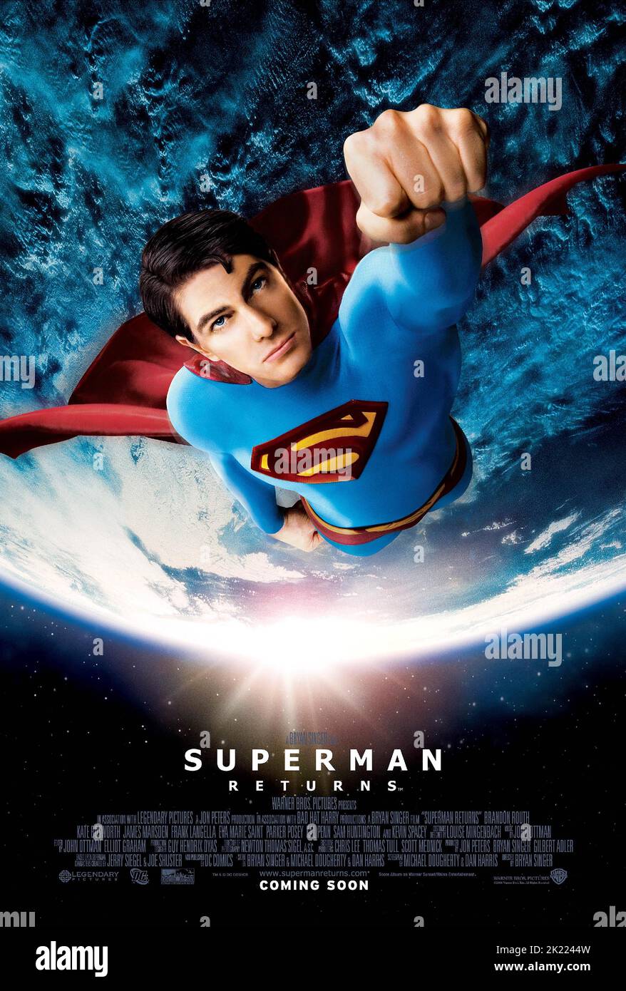 Superman returns movie poster hi-res stock photography and