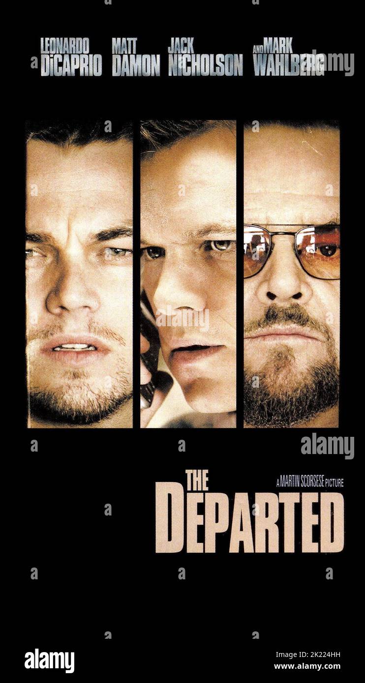 LEONARDO DICAPRIO MATT DAMON JACK NICHOLSON POSTER THE DEPARTED