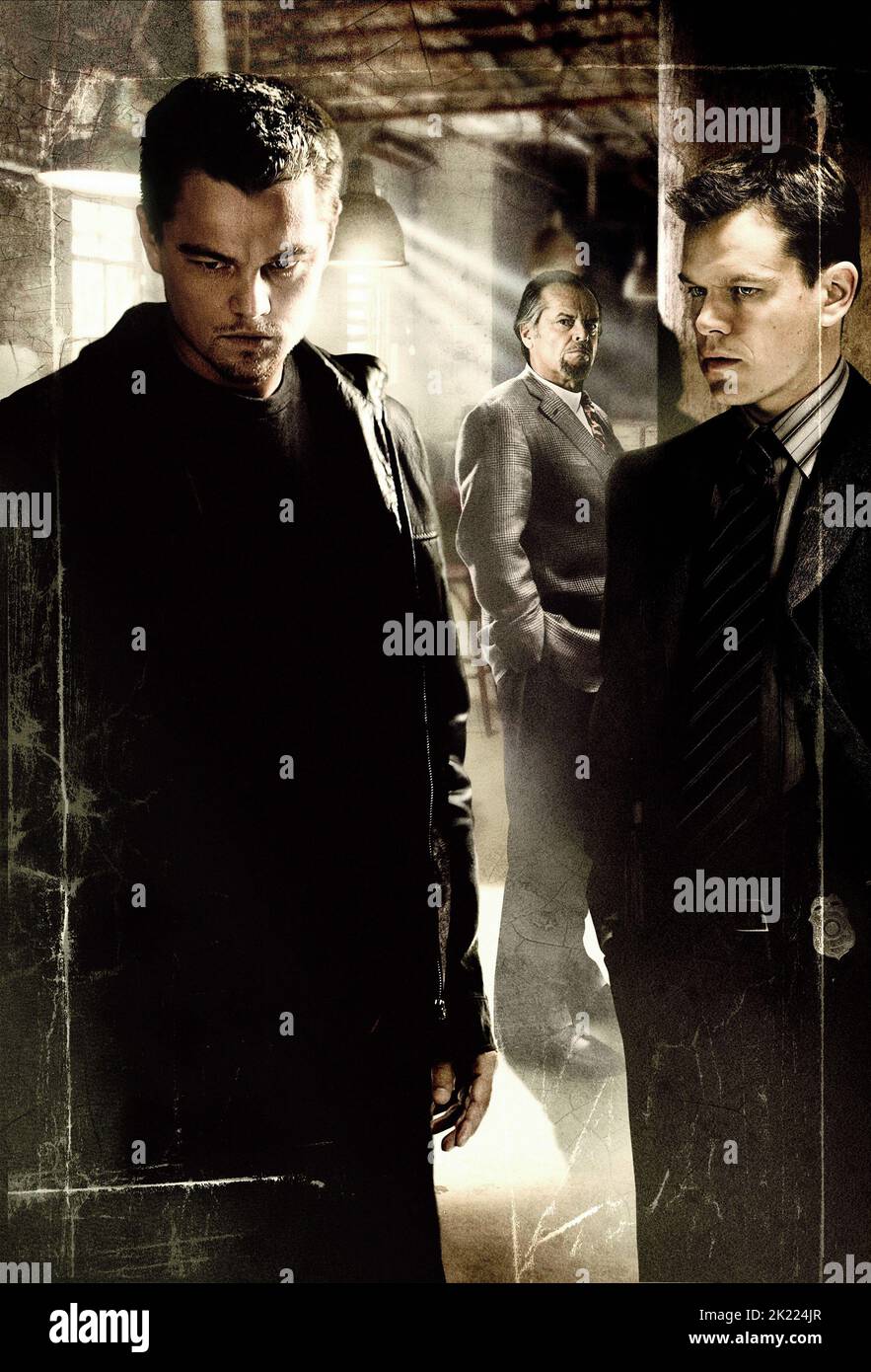 LEONARDO DICAPRIO, JACK NICHOLSON, MATT DAMON, THE DEPARTED, 2006 Stock Photo Alamy