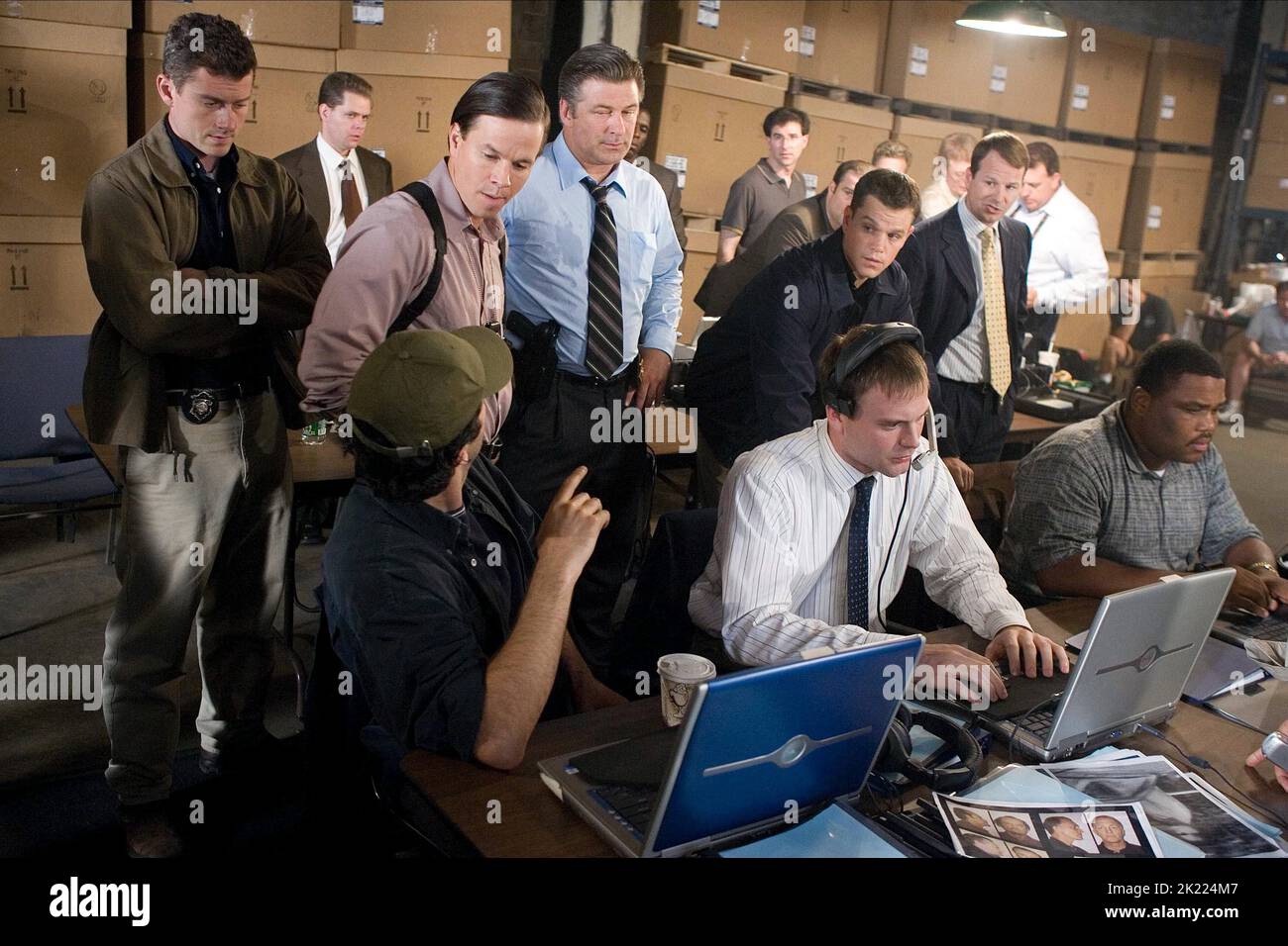 MARK WAHLBERG, ALEC BALDWIN, MATT DAMON, THE DEPARTED, 2006 Stock Photo Alamy