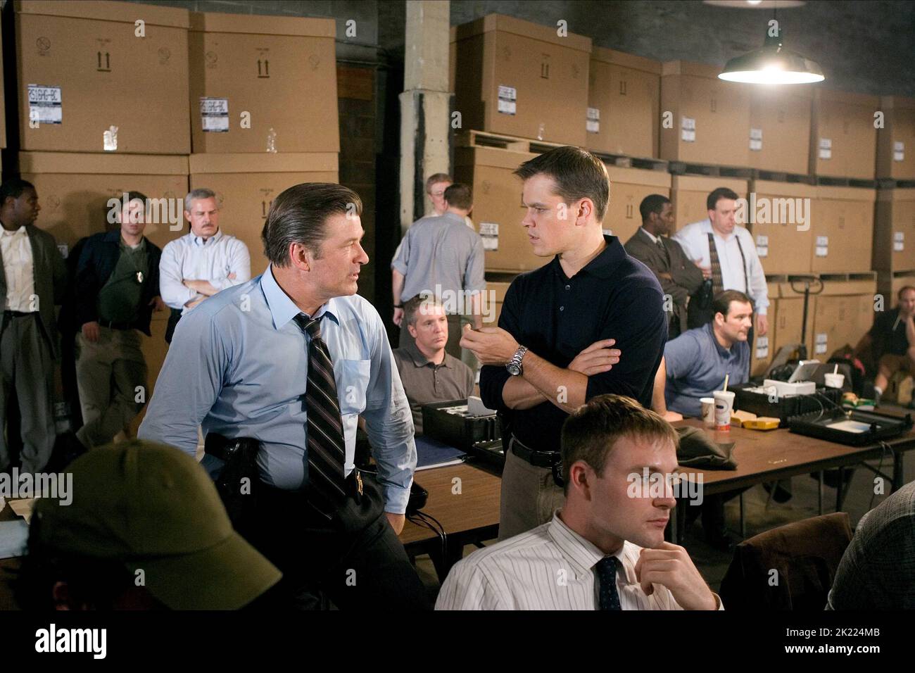 ALEC BALDWIN, MATT DAMON, THE DEPARTED, 2006 Stock Photo