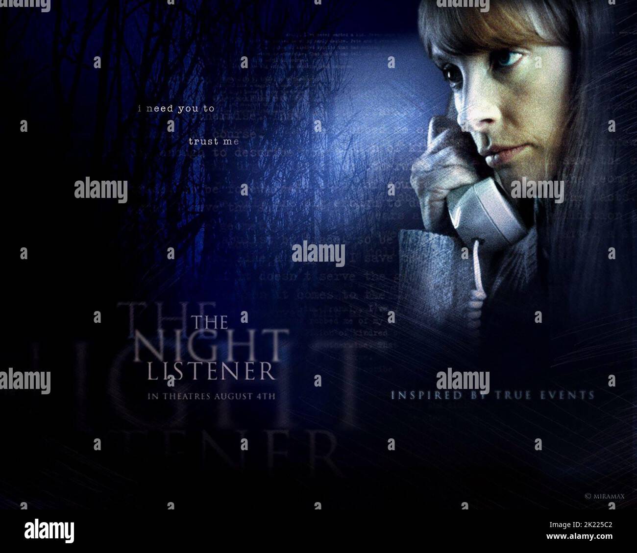 TONI COLLETTE POSTER, THE NIGHT LISTENER, 2006 Stock Photo - Alamy