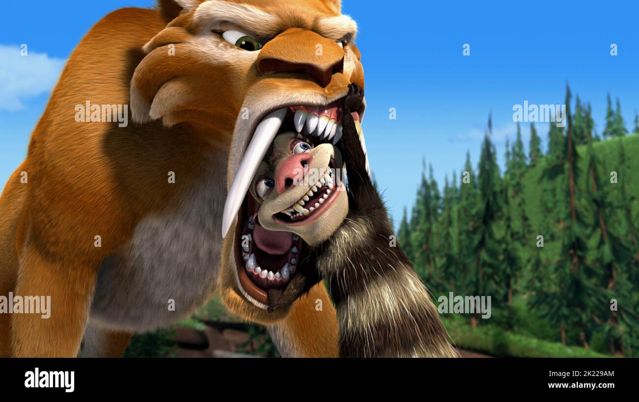 DIEGO,CRASH, ICE AGE THE MELTDOWN, 2006 Stock Photo Alamy