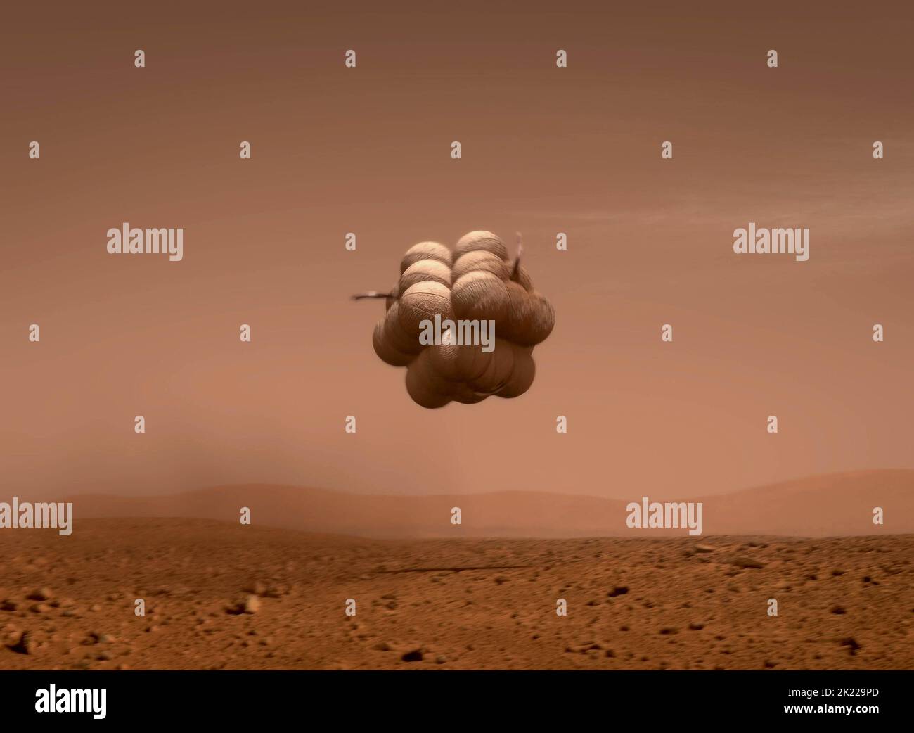 Mars Rover Landing Bouncing