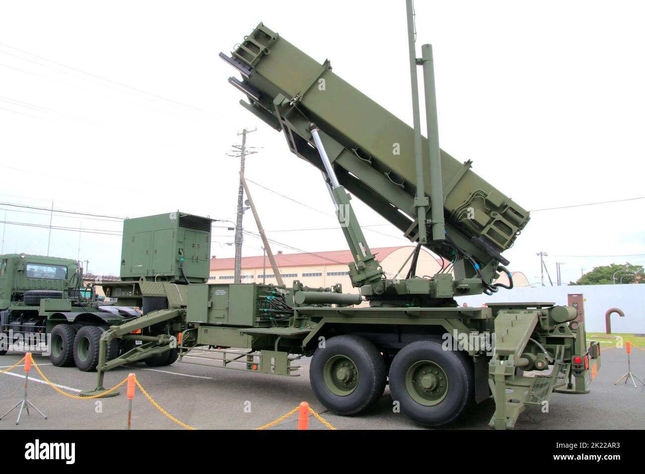 Japan Self Defense Force Patriot Missile launcher at Yokota Air Base ...