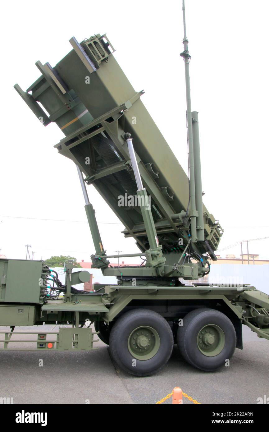 Japan Self Defense Force Patriot Missile launcher at Yokota Air Base ...