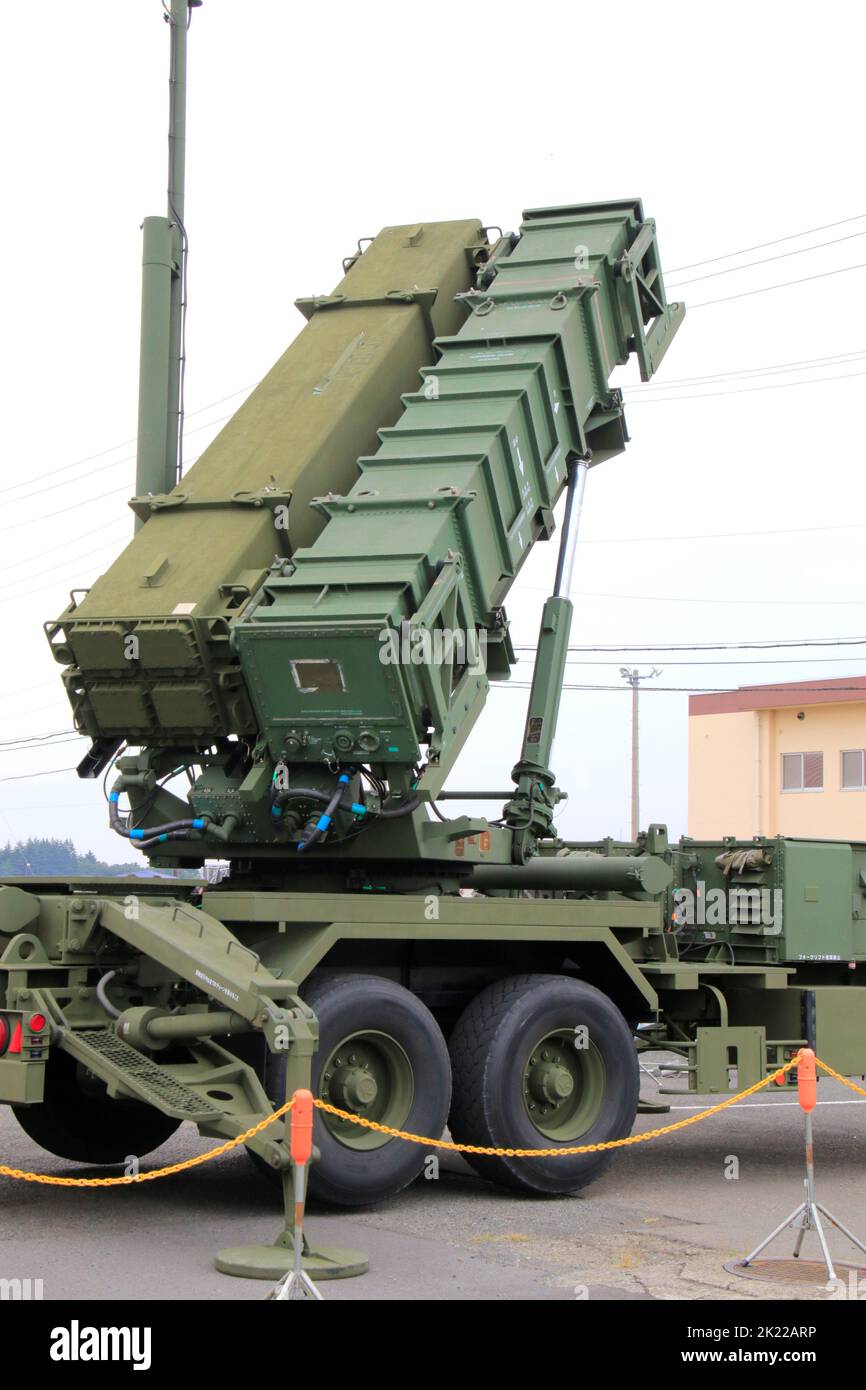 Japan Self Defense Force Patriot Missile launcher at Yokota Air Base