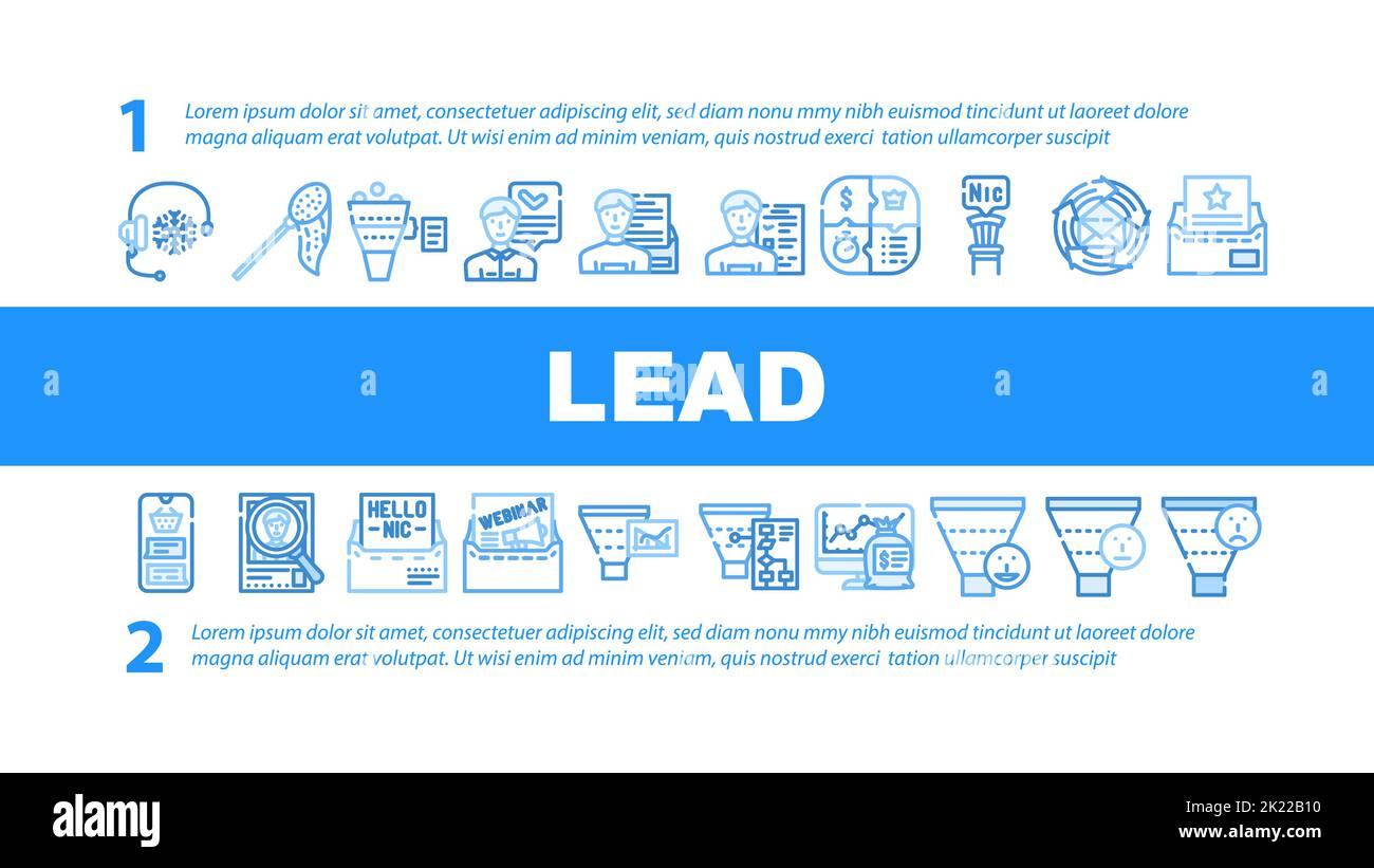 Lead generation sign magnet Stock Vector Images - Alamy