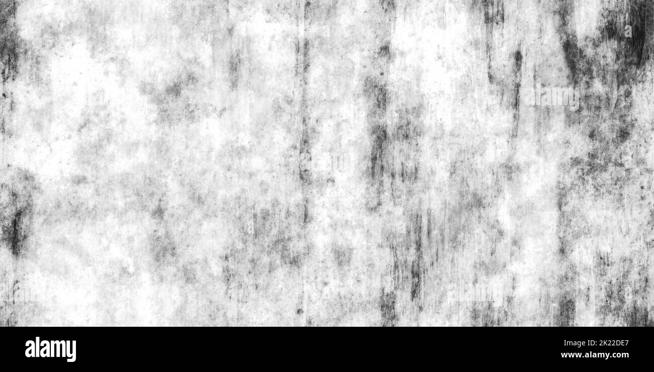 Seamless urban greyscale stained concrete or cement wall background