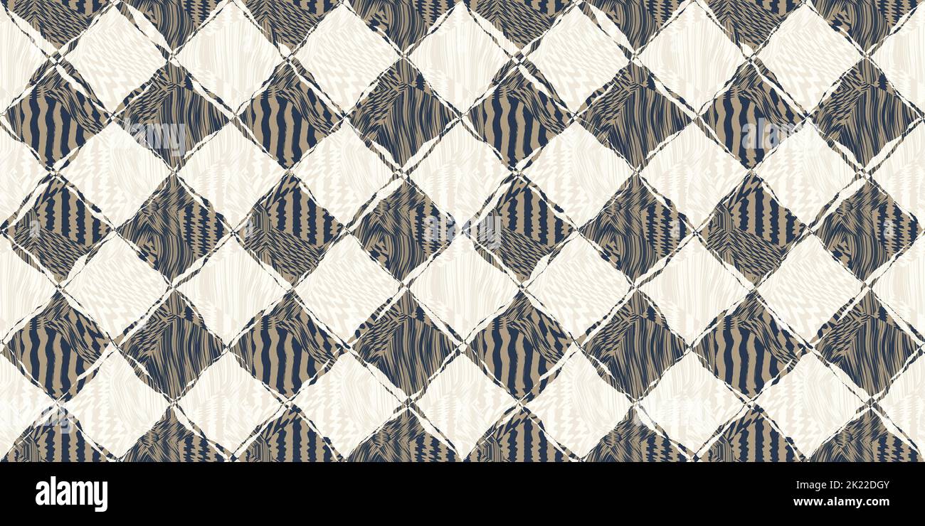 Seamless abstract african safari zebra and tiger stripes kintsugi ...