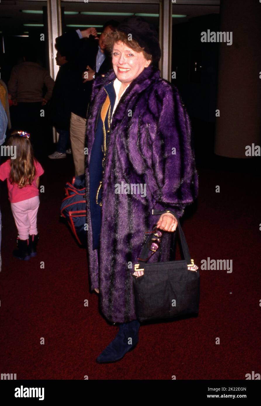 Rue McClanahan seen at LAX January 20, 1993 Credit: Ralph Dominguez