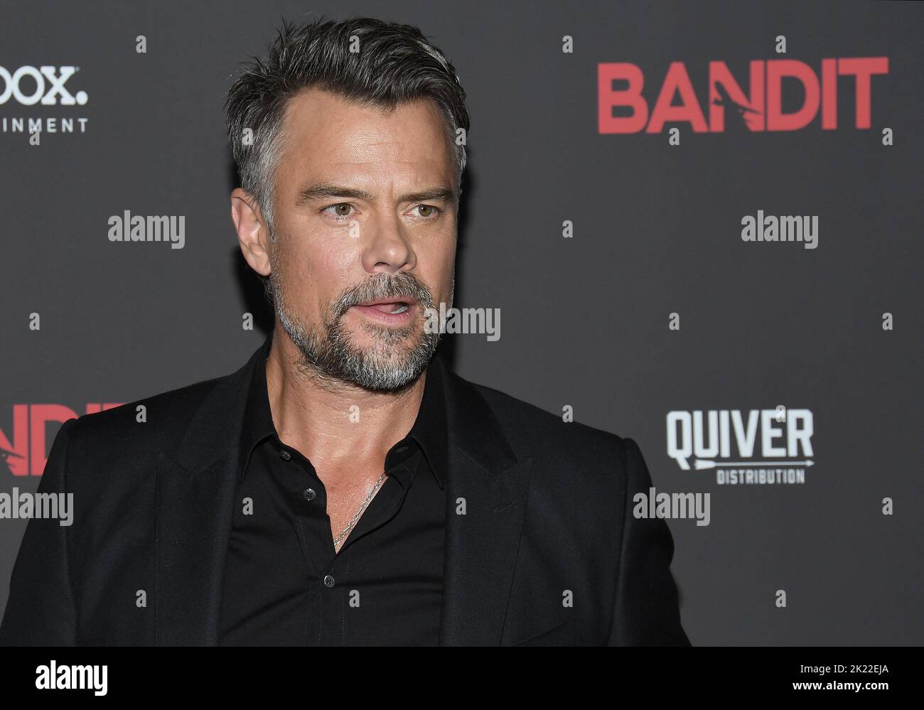 Josh Duhamel arrives at the BANDIT World Premiere held at the Harmony