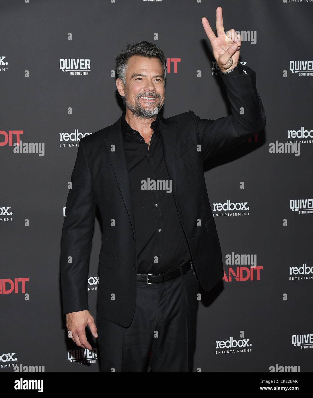 Los Angeles, USA. 21st Sep, 2022. Josh Duhamel arrives at the BANDIT