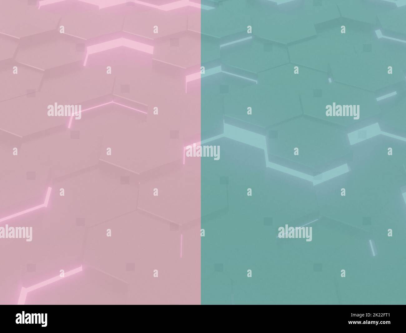 Simple illustration pink and teal wallpaper Stock Photo Alamy