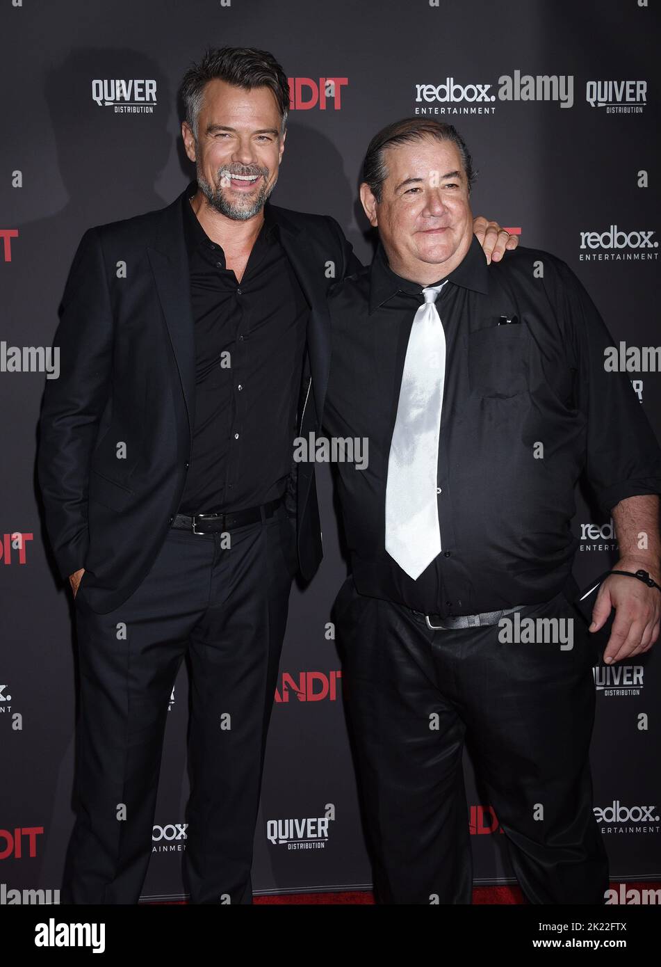 Los Angeles, California, September 21, 2022, Josh Duhamel and Gilbert Galvan Jr. arriving to the