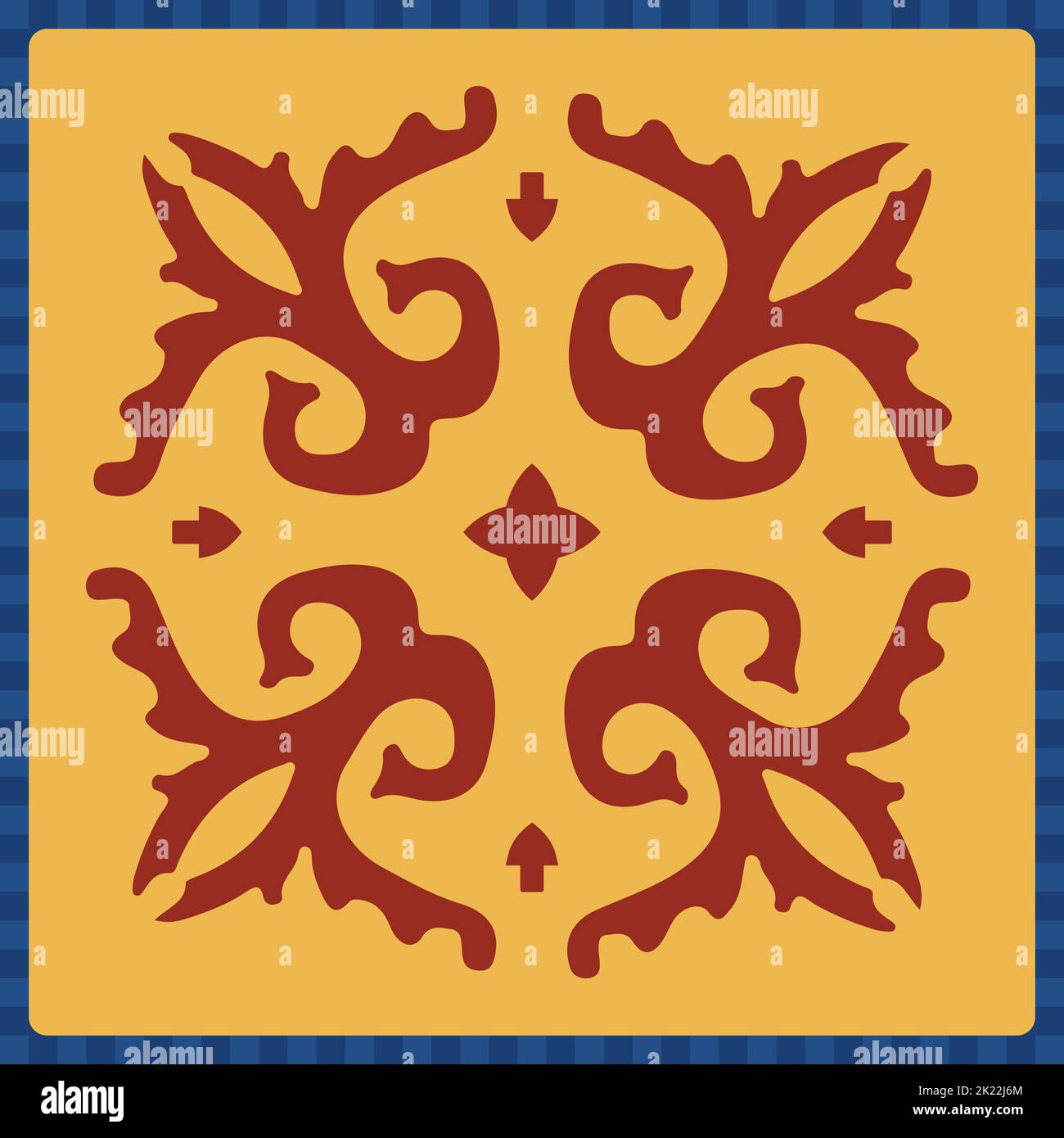 Abstract art decoration pattern. Vector illustration Stock Vector Image
