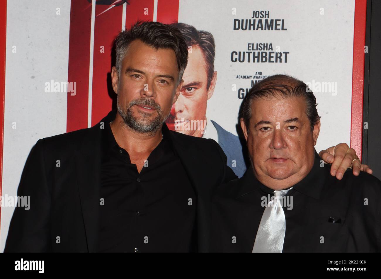 Los Angeles, USA. 21st Sep, 2022. Josh Duhamel, Gilbert Galvan Jr. 09