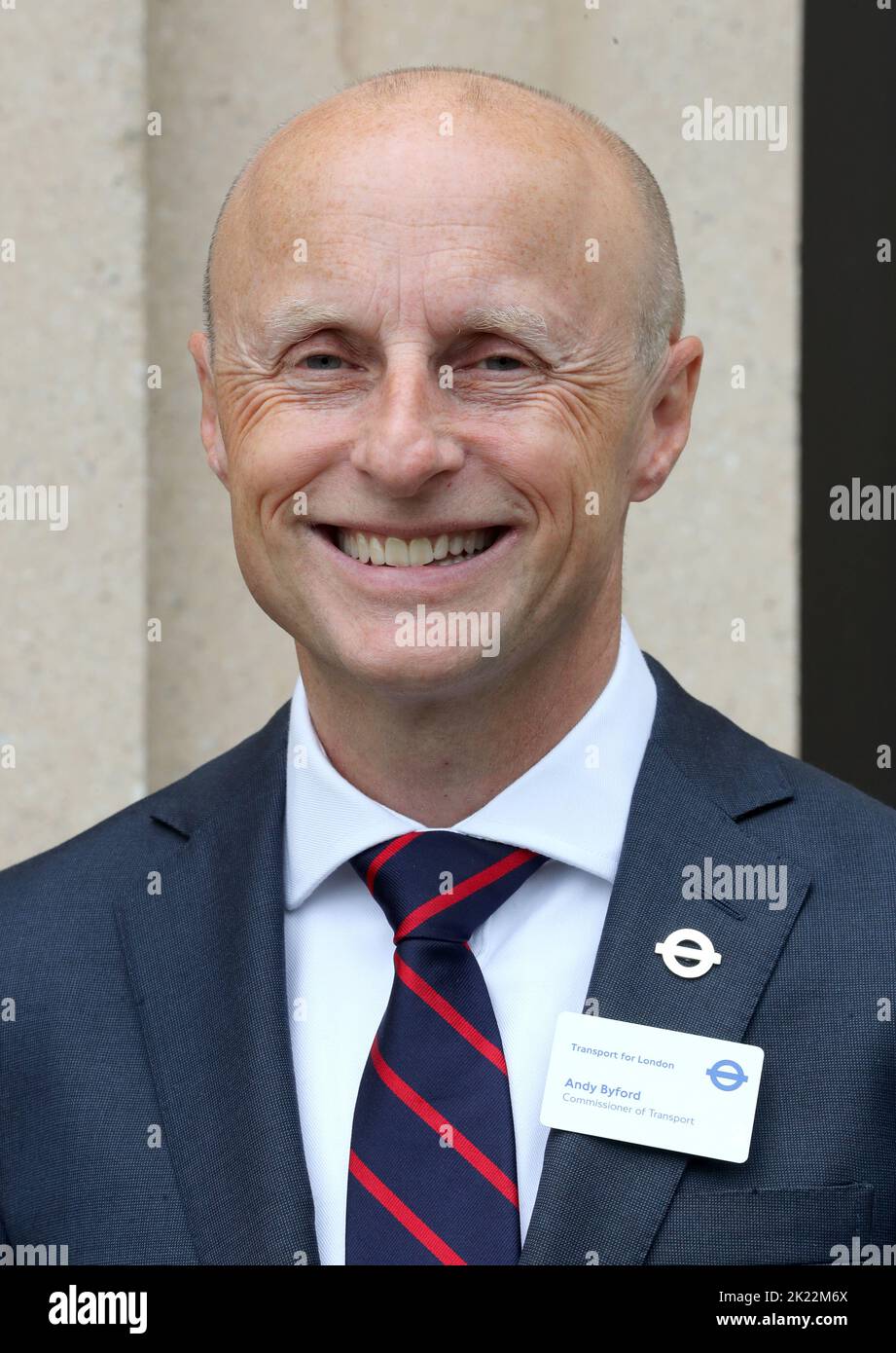 File photo dated 2/7/2020 of Transport for London (TfL) chief Andy Byford who is reportedly set to announce he is stepping down as commissioner. Sky News reports Mr Byford's departure from the role, which he has held since 2020, is expected to be announced on Thursday morning. Issue date: Thursday September 22, 2022. Stock Photo