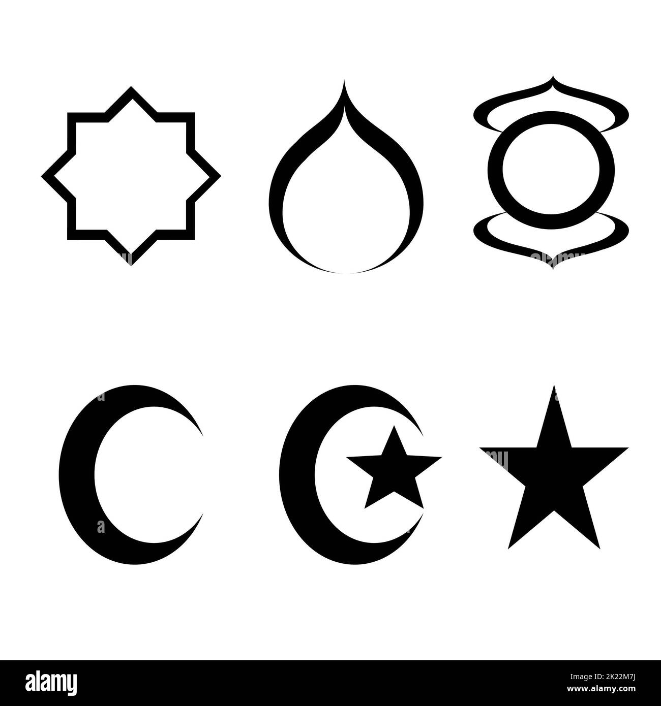 islamic vector design for graphic design Stock Photo