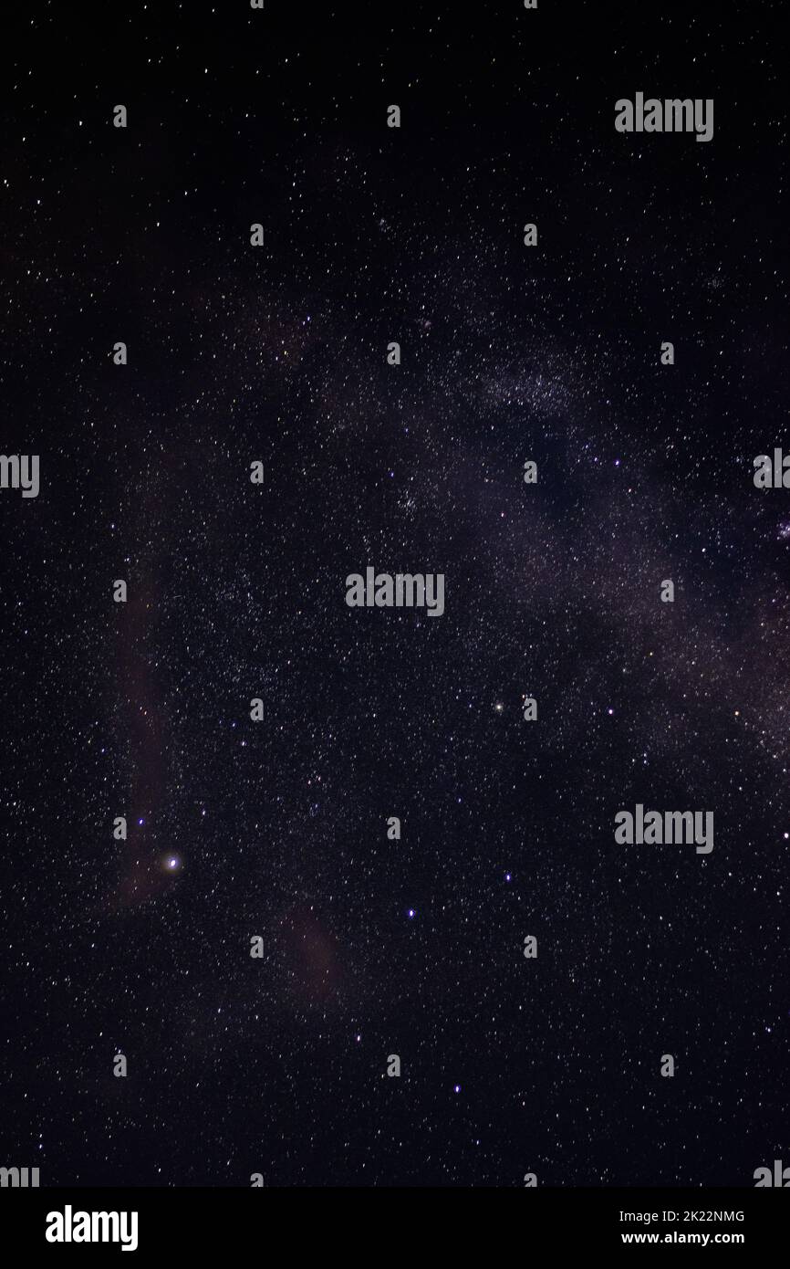 A starry night with Milky way Stock Photo - Alamy