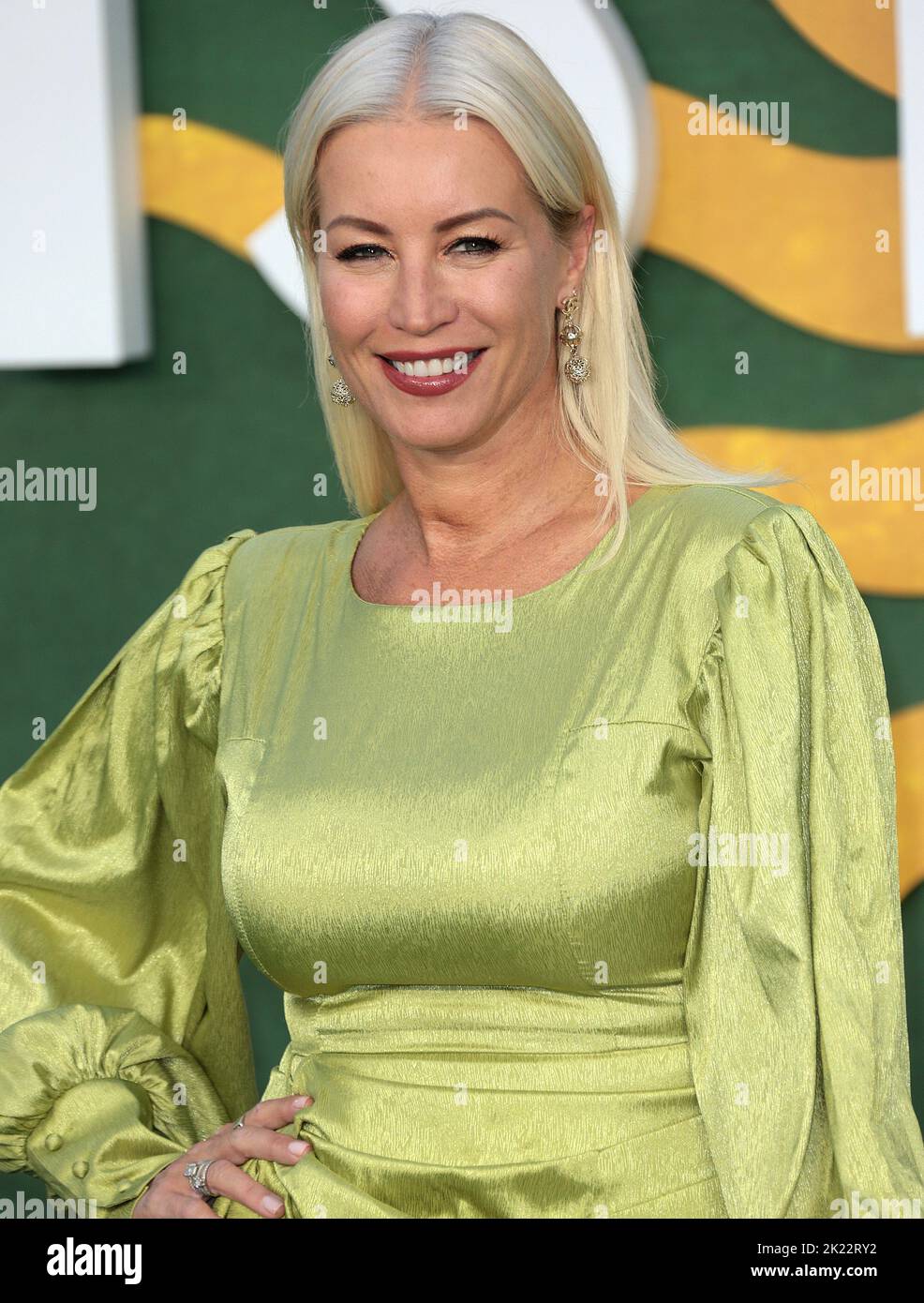 Sep 21, 2022 - London, England, UK - Denise Van Outen attending Amsterdam European premiere, Odeon Luxe, Leicester Square Stock Photo
