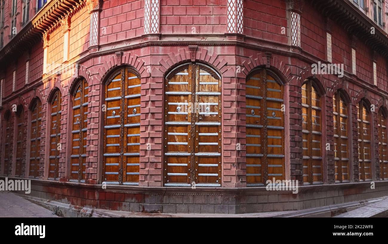 Small Doors of Iconic Rampuria Haveli, Bikaner, Rajasthan, India Stock ...