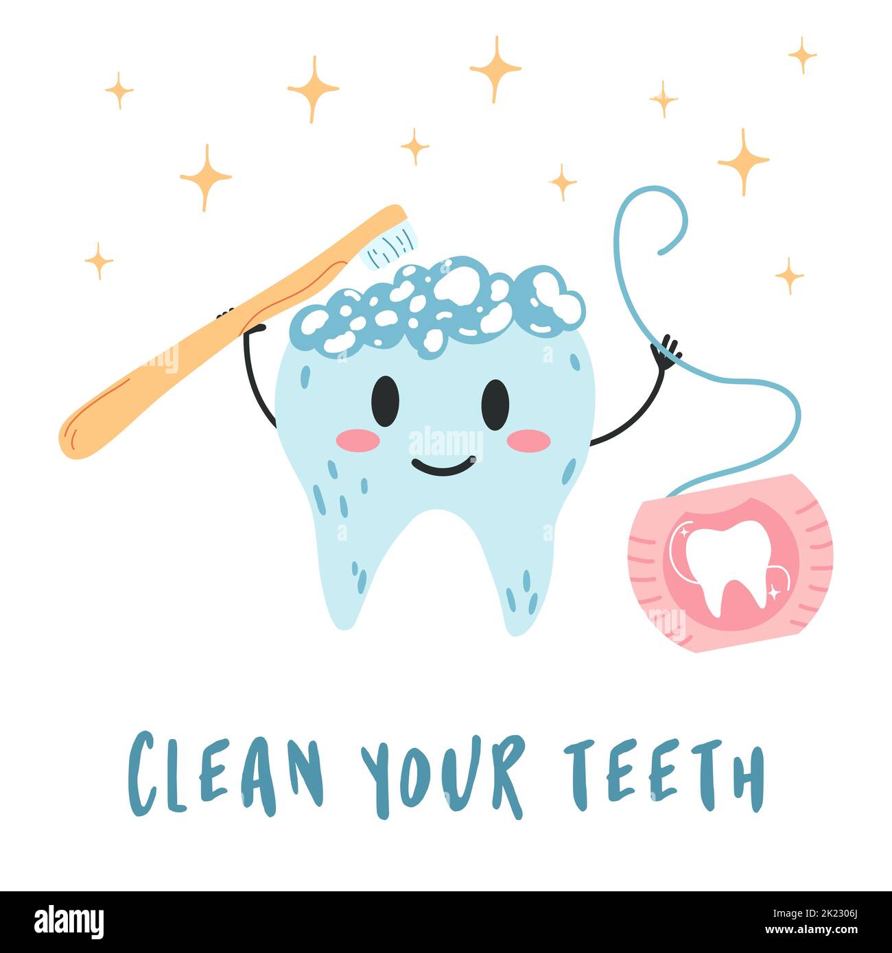Floss Your Teeth Poster