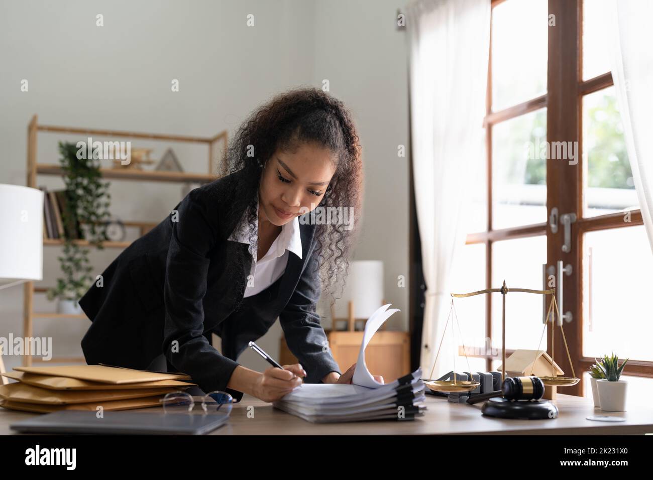 Judge gavel Justice lawyers, Business woman in suit or lawyer working