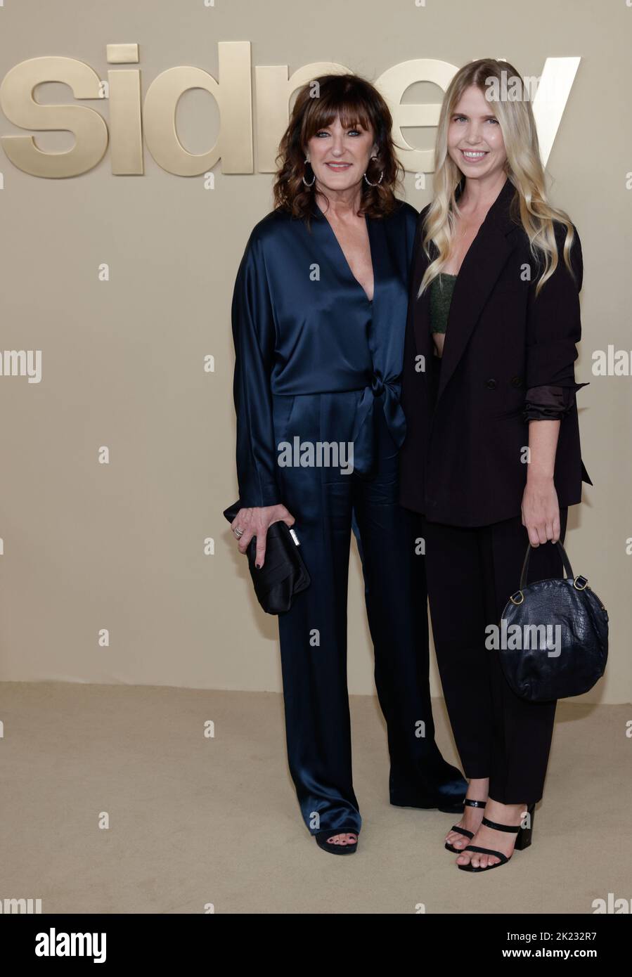 Los Angeles, California, USA - 21 Sep 2022, Sidney' film premiere,  Terry Wood and Catherine Cyr Stock Photo
