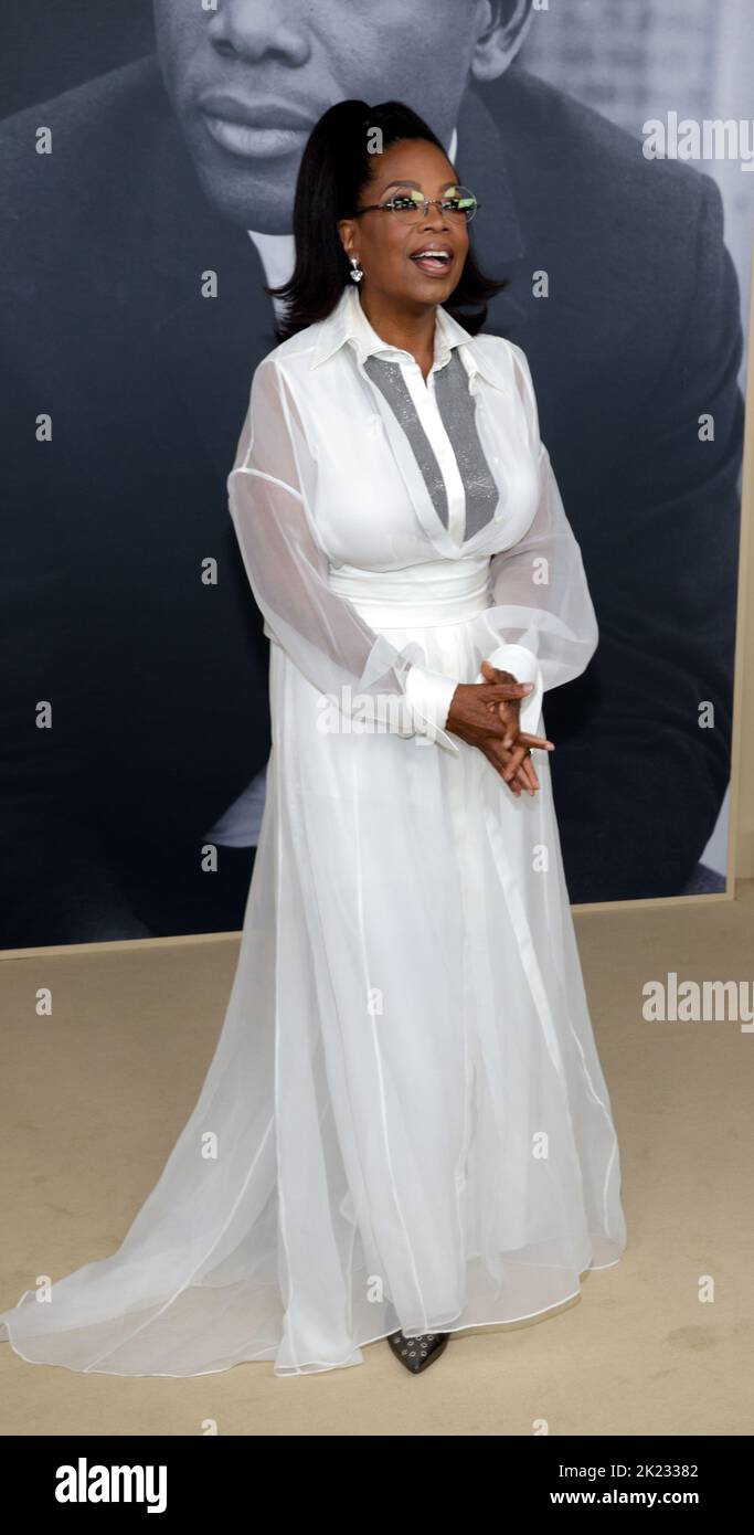 Los Angeles, California, USA - 21 Sep 2022, Sidney' film premiere,  Oprah Winfrey Stock Photo