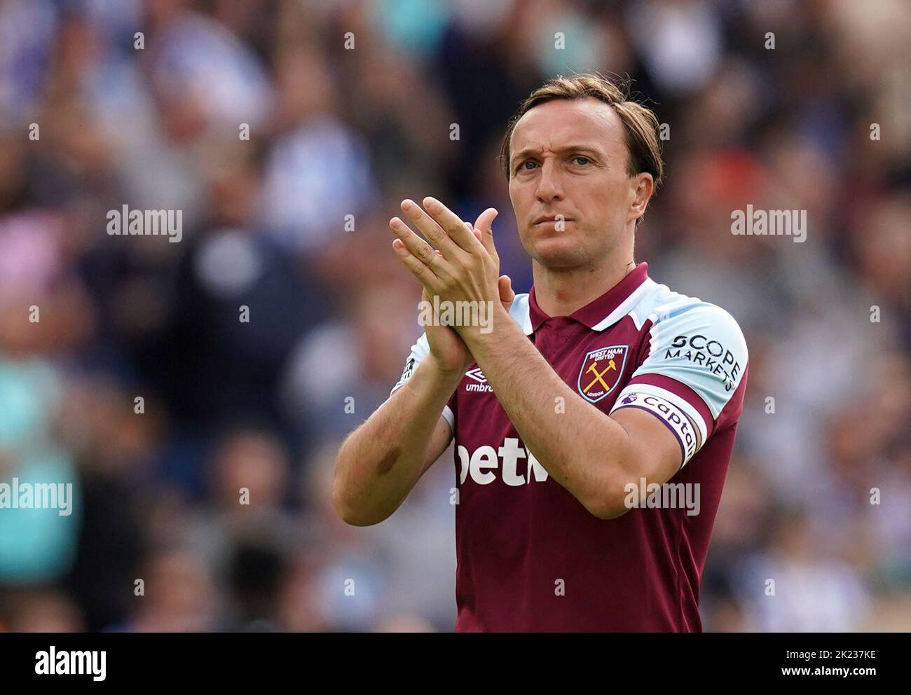 File photo dated 22-05-2022 of Mark Noble, who West Ham have announced is to return to the club in the role of sporting director. Issue date: THursday September 22, 2022. Stock Photo