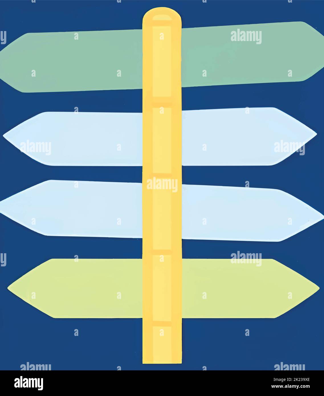 arrow direction and signposts Stock Vector Image & Art Alamy