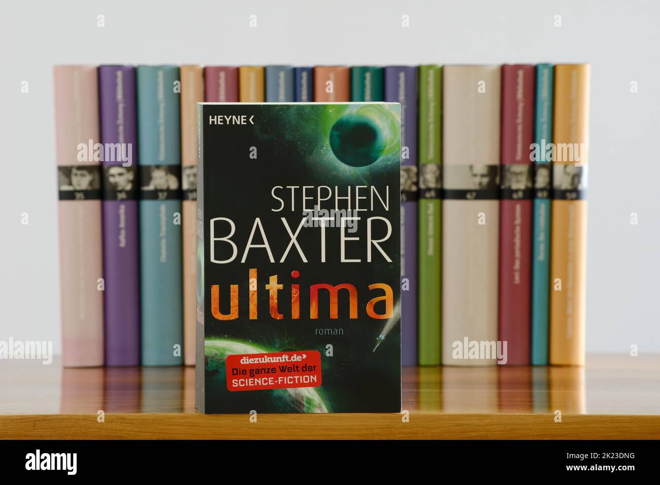 Stephen Baxter Ultima Novel. Note that I do not have a property release on this image and it may be used for editorial only. You cannot use this image Stock Photo
