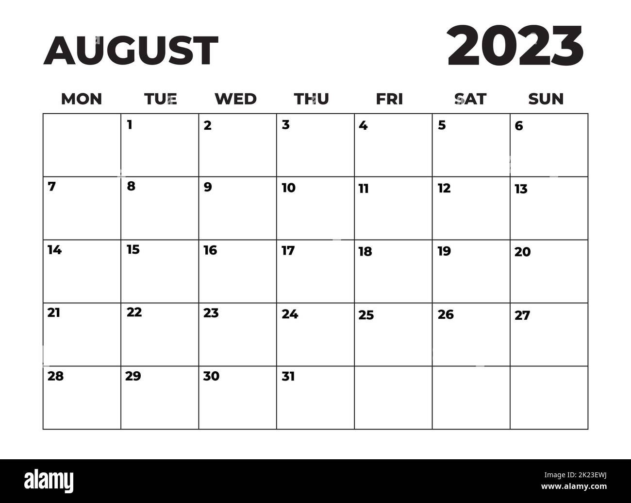 Dated calendar 2023 hires stock photography and images Alamy
