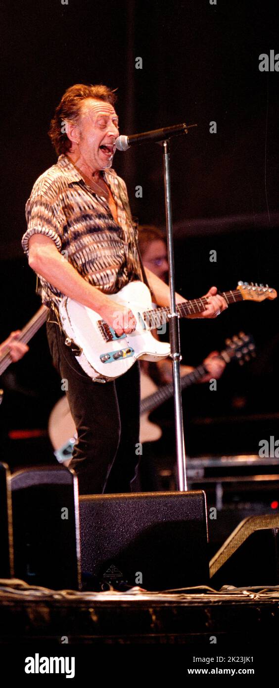 Concert with Ulf Lundell at Vadstena castle, Vadstena, Sweden Stock ...