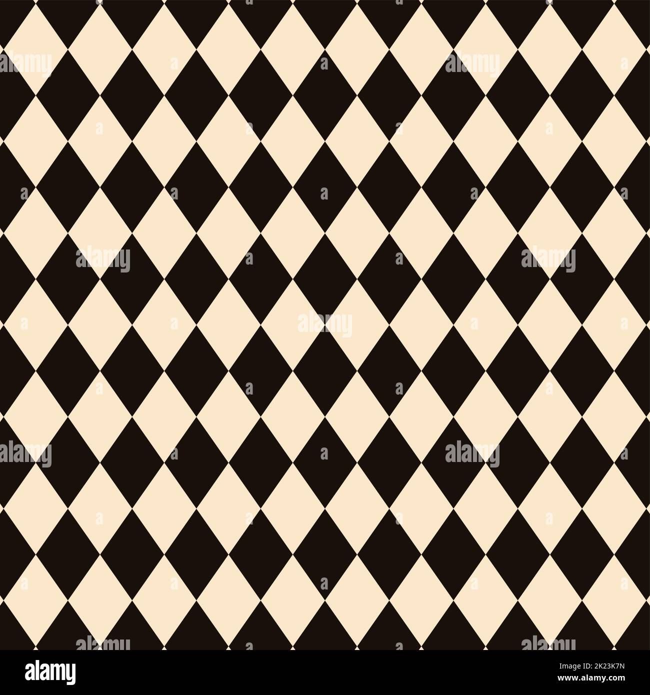 Geometric rhombus pattern background. Harlequin check wallpaper. Stock Vector