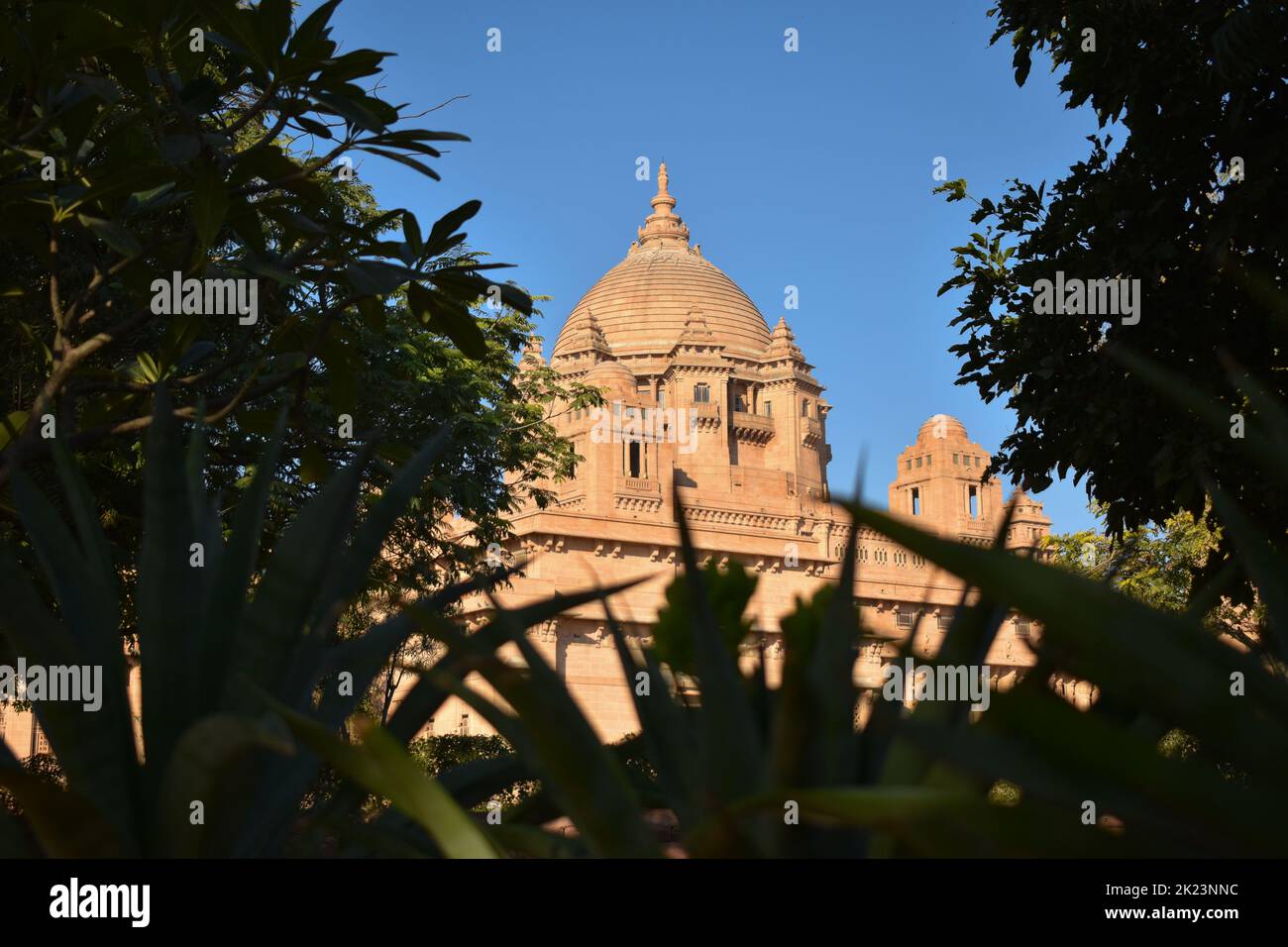 Umaid Bhavan Palace, Jodhpur Rajasthan Stock Photo
