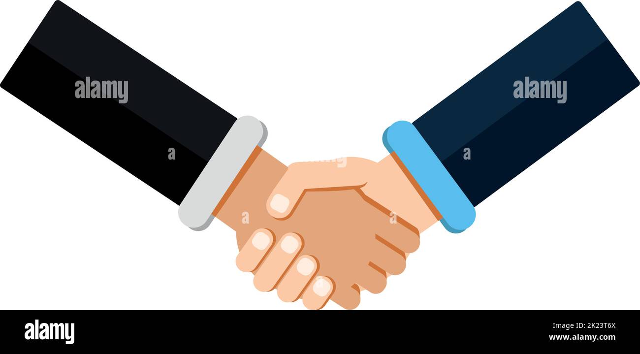 Handshake color icon. Business deal. Successful agreement Stock Vector
