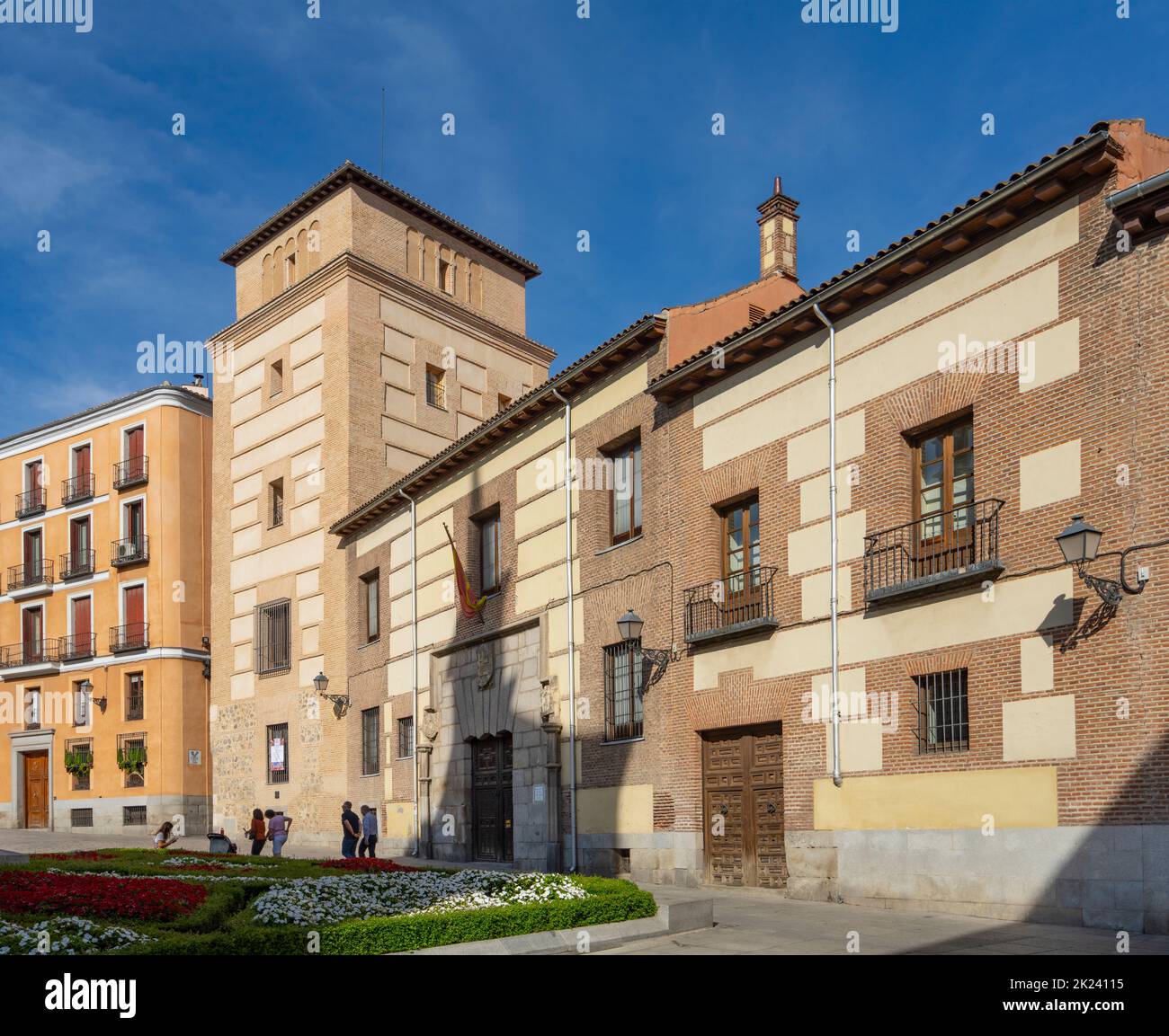 Madrid, Spain, September 2022. External view of the Royal Academy of Moral and Political Sciences building in the city center Stock Photo