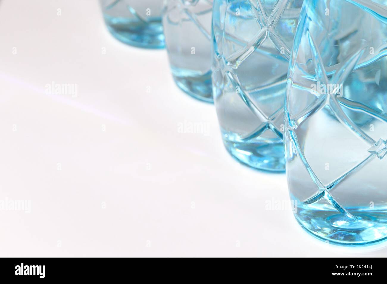 part of pet bottles of water or Plastic bottle of still clean water